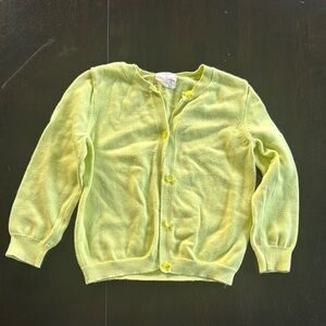 Crewcuts Lime Green Cardigan
